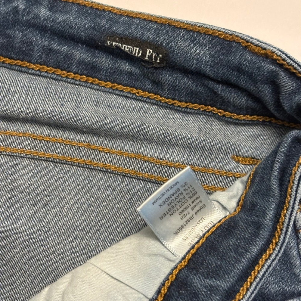 Judy Blue Boyfriend Fit Jeans Women 7/28 Blue Medium Wash JB82195DK Stretch - Picture 8 of 9